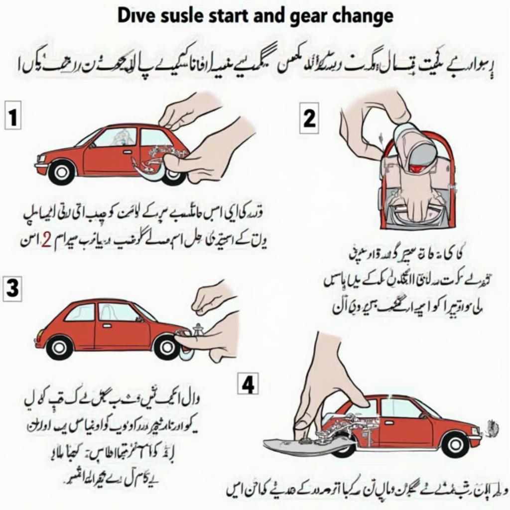 Smooth Start and Gear Change Sequence in a Manual Car