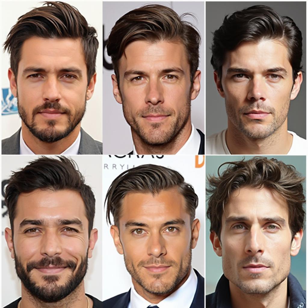 Examples of Male Square Faces