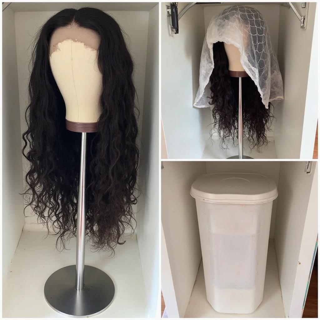 Storing a Synthetic Wig