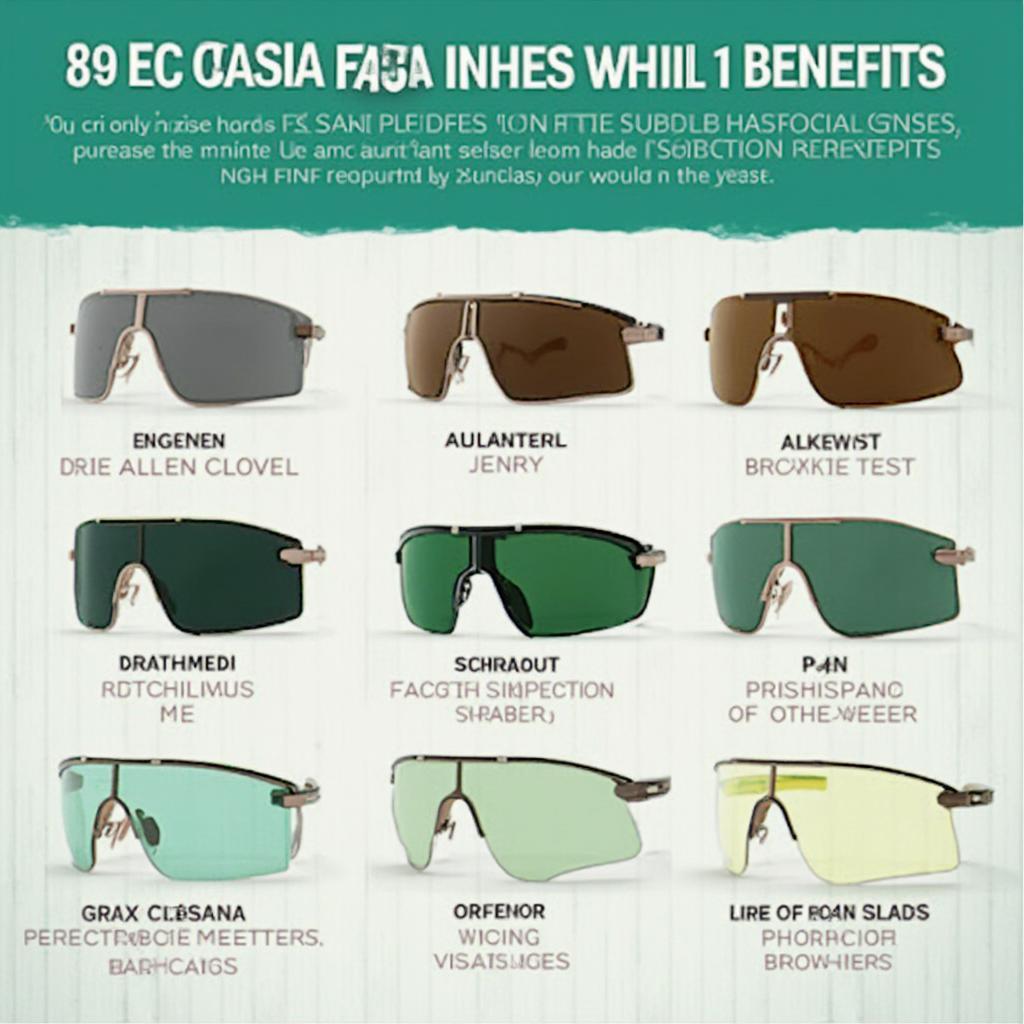 Different Sunglass Lens Types and Colors