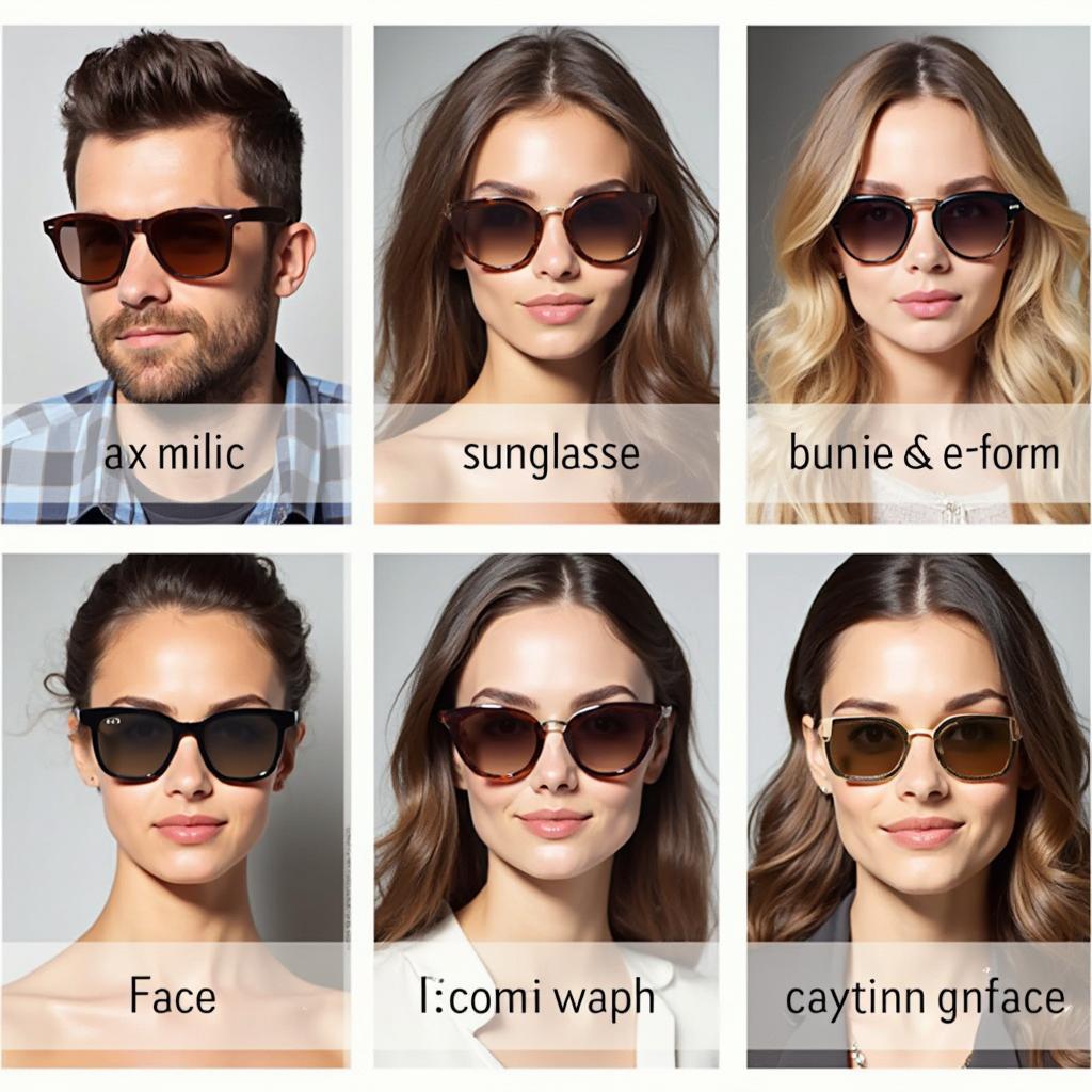 Sunglasses for Various Face Shapes