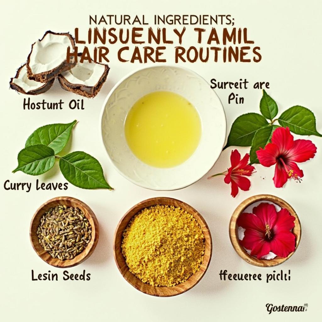 Tamil Natural Hair Care Ingredients