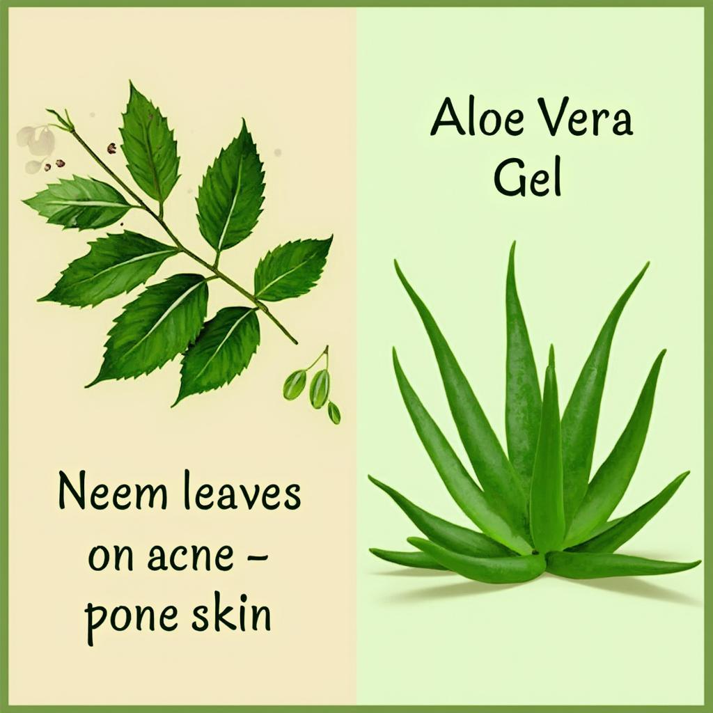 Targeted Indian Skin Care Remedies: Neem for Acne and Aloe Vera for Dry Skin