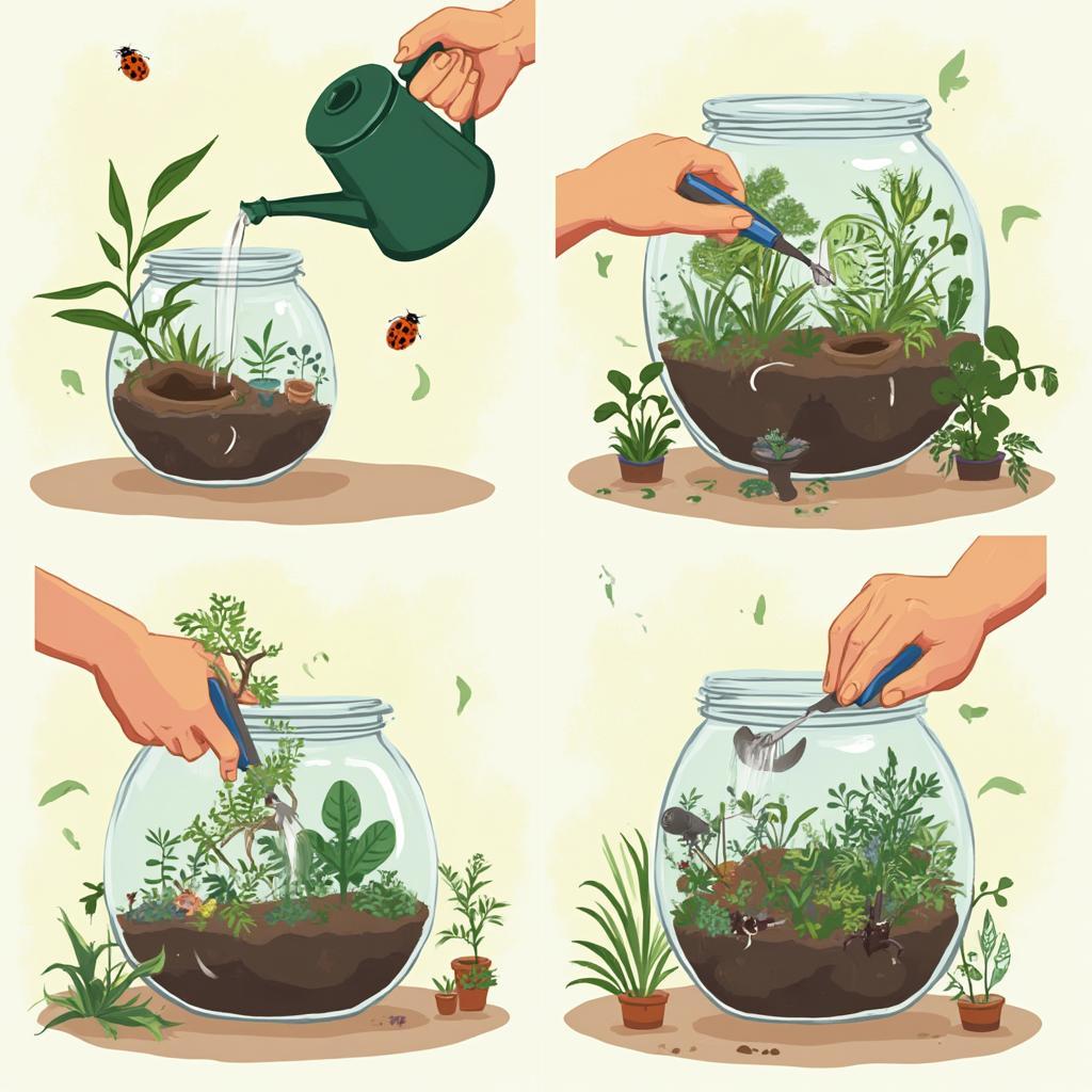 Terrarium Maintenance: Watering, Pruning, and Pest Control