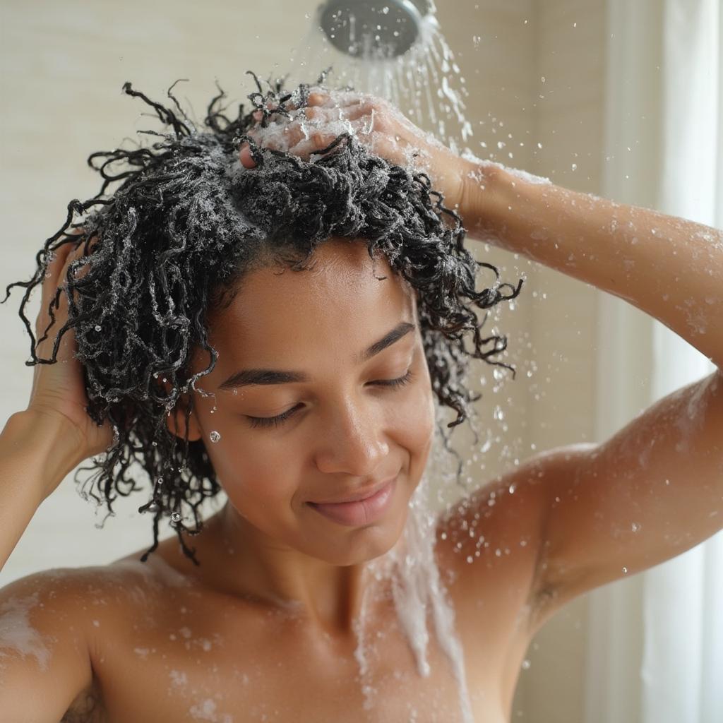 Thick 2B Hair Washing Routine