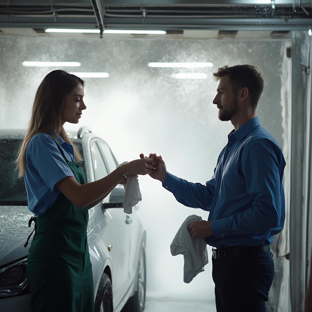 Tipping at an Automatic Car Wash