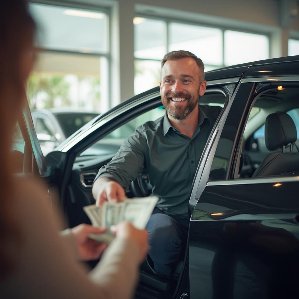 Tipping a Car Dealership Shuttle Driver