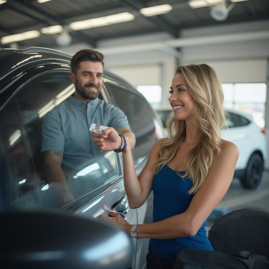 Tipping a Car Dealership Shuttle Driver