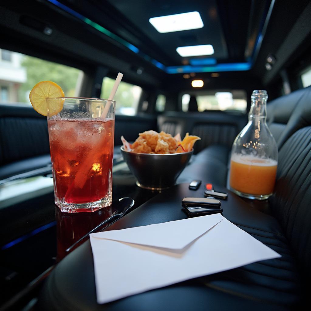 Tipping for Limo Extras like Drinks and Snacks