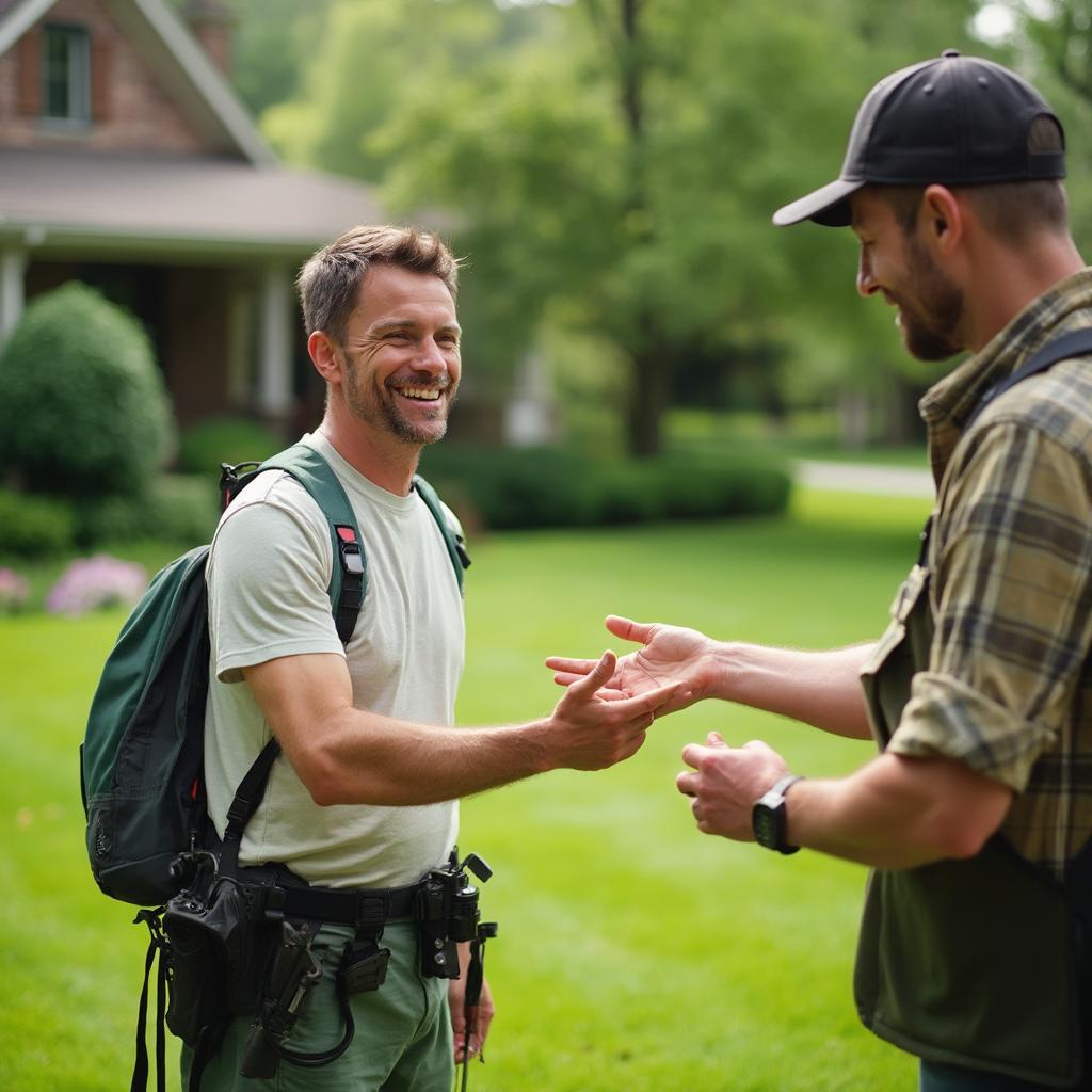 Tipping Lawn Care Workers for Regular Service