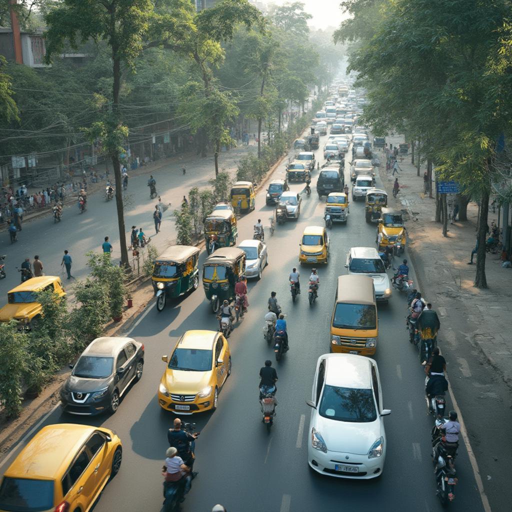 Navigating Heavy Traffic in India