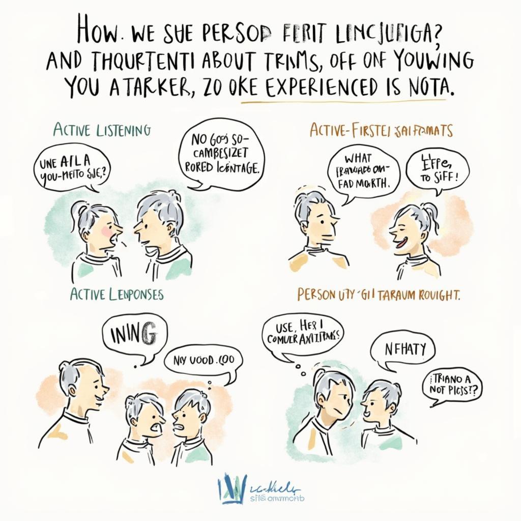 Trauma Informed Communication Tips: Visual guide showing examples of empathetic and validating communication techniques.