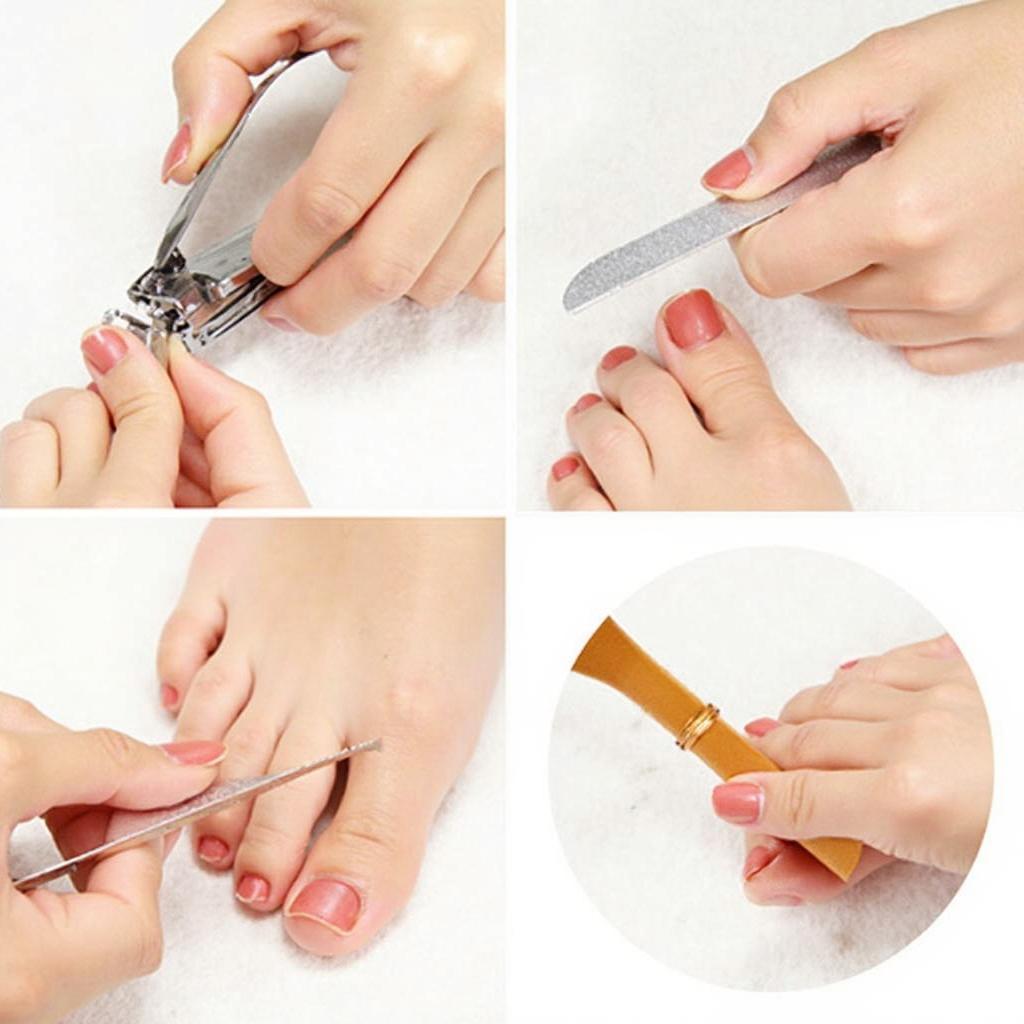 Proper Technique for Trimming and Filing Toe Nails