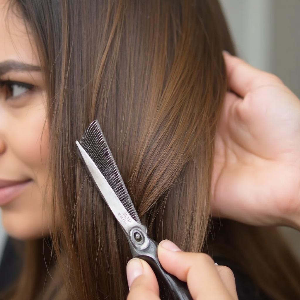 Trimming Split Ends for Healthy Hair