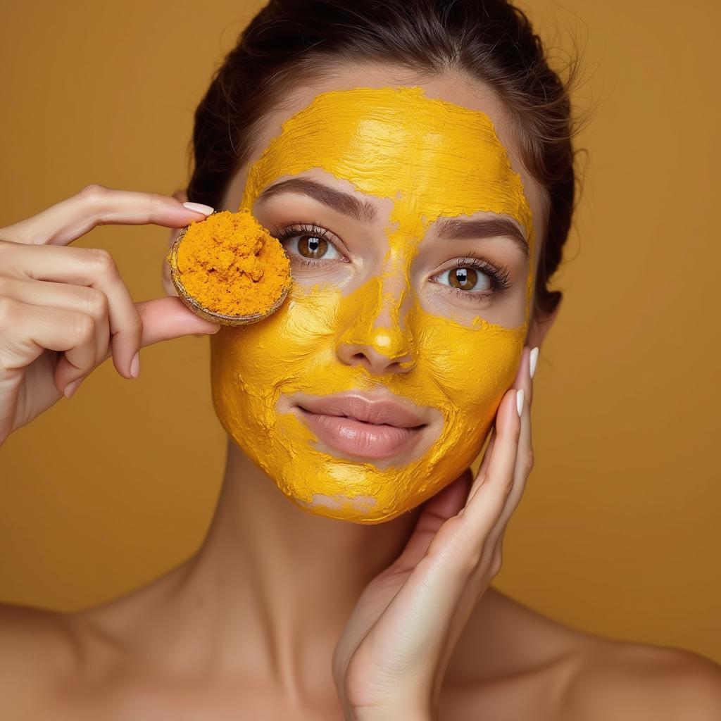 Turmeric Face Mask for Glowing Skin