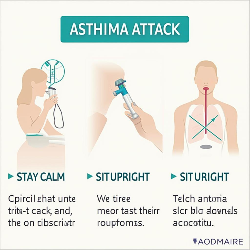 Managing an asthma attack while traveling