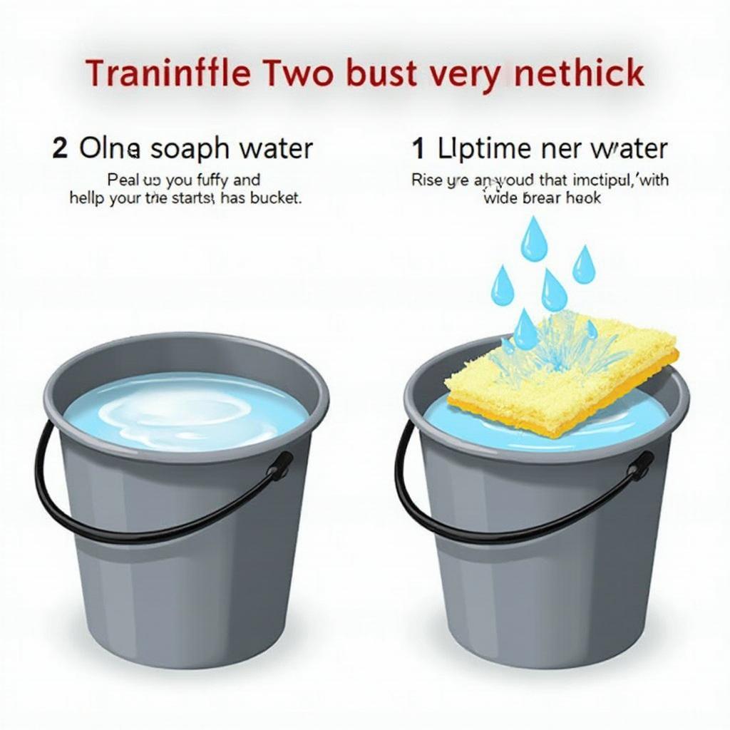 Two-Bucket Car Wash Method