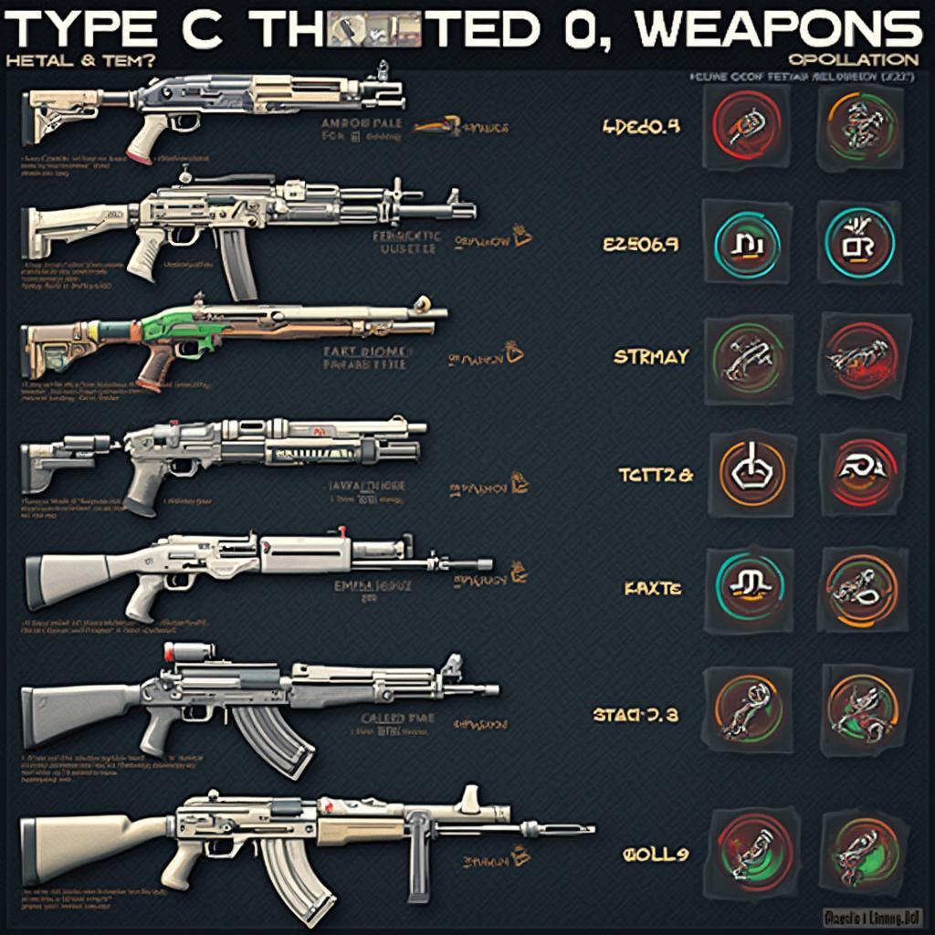 Type C Weapon Overview in RF Classic