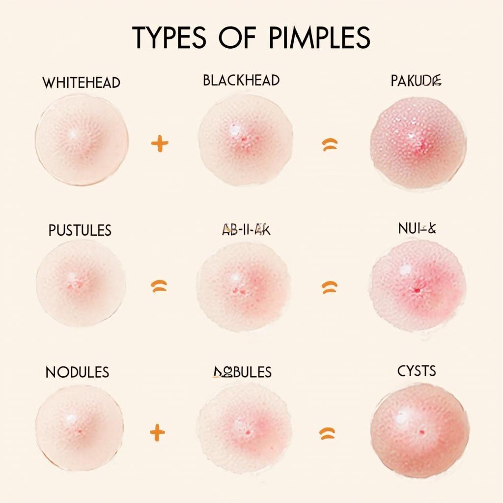 Types of Pimples on Face