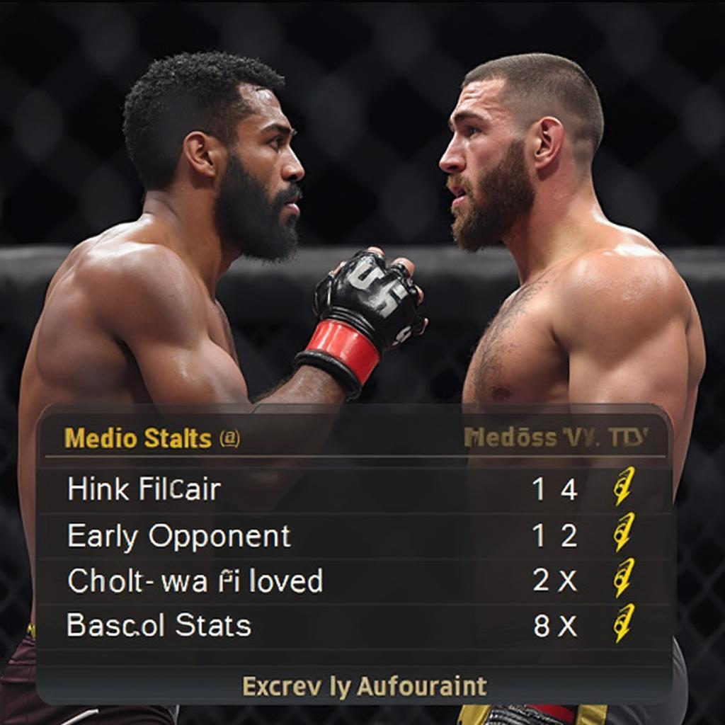 Early fights in UFC 2 Career Mode