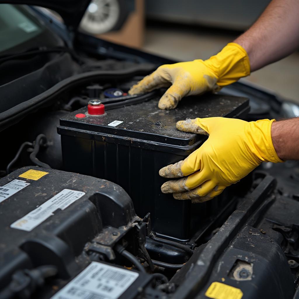 What Happens If You Tip a Car Battery?