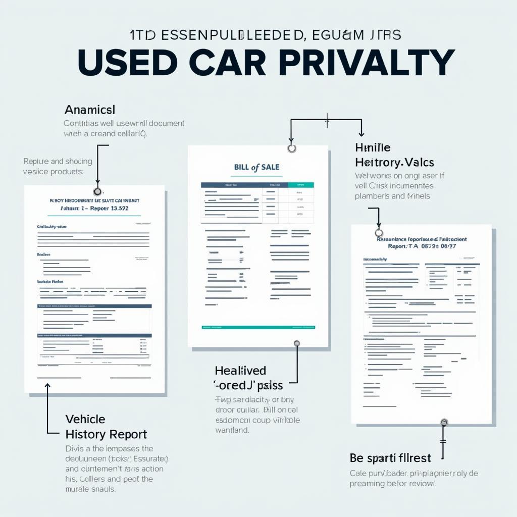 Essential Paperwork for Buying a Used Car from a Private Seller