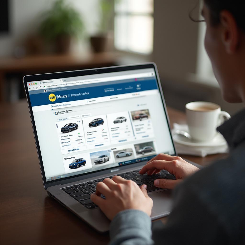 Researching Used Car Prices Online