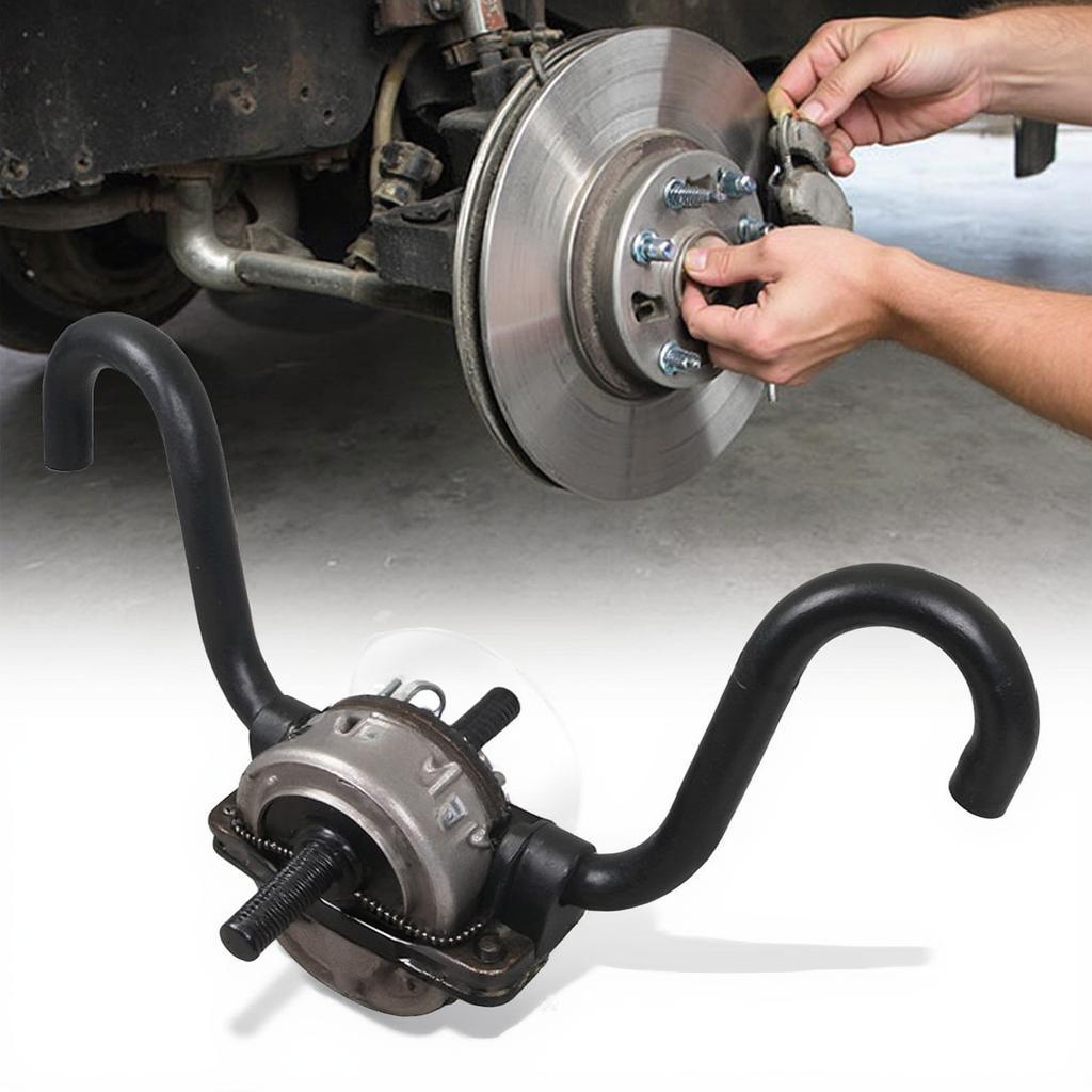 Using a Brake Drum Puller to Remove a Car Brake Drum