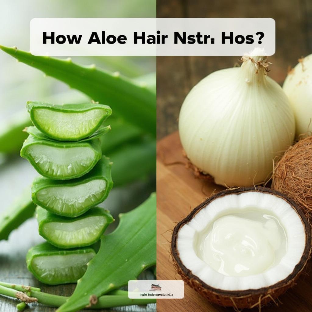 Natural Remedies for Hair Fall: Aloe Vera, Onion Juice, and Coconut Oil