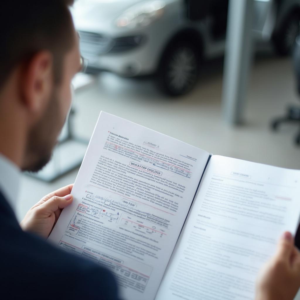 Reviewing Vehicle Paperwork