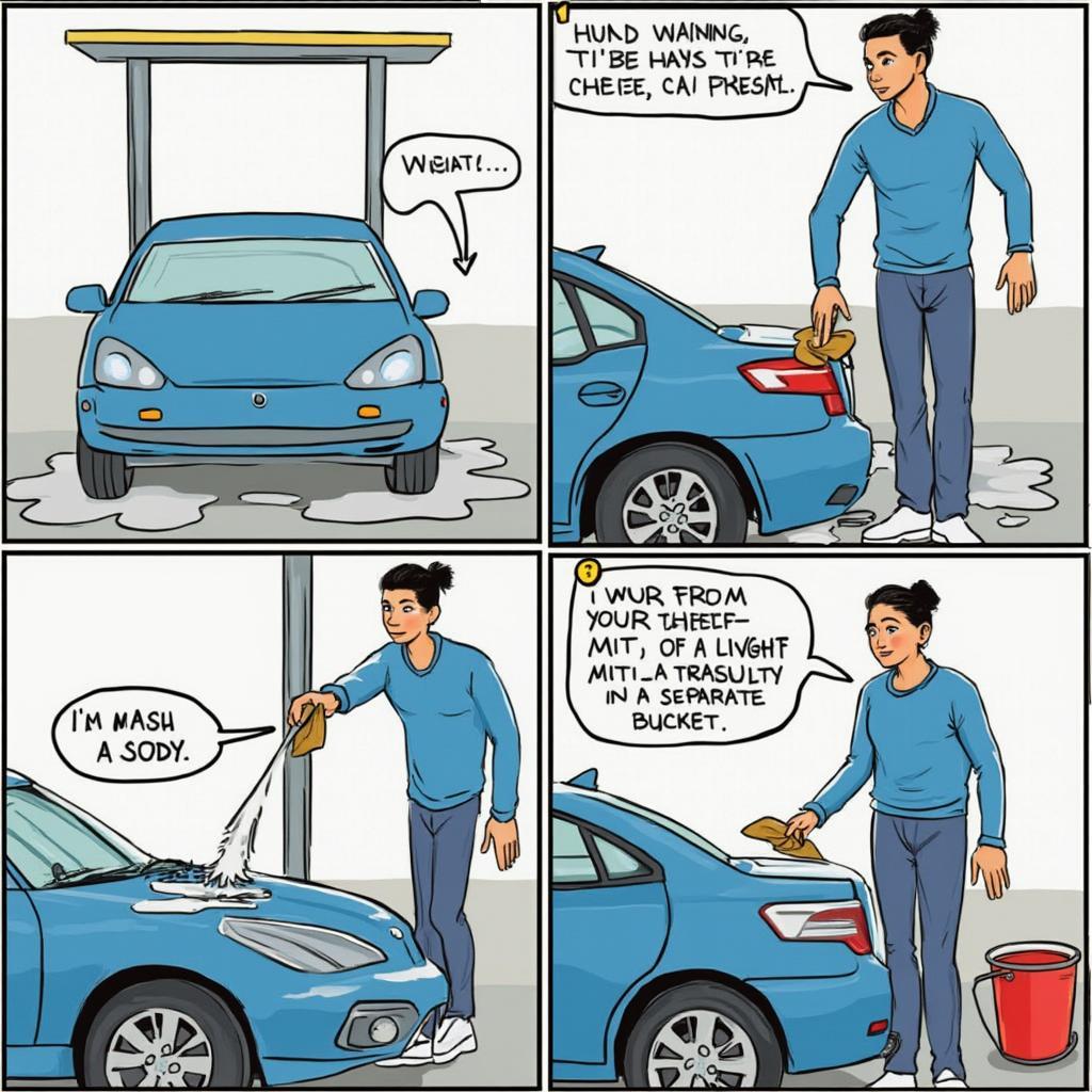 Proper Car Washing Technique at Self Service Bay