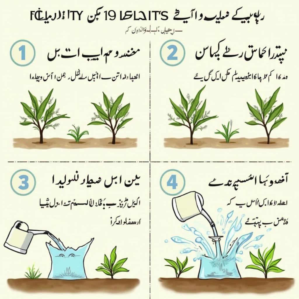 Watering Plants: A Step-by-Step Guide in Urdu