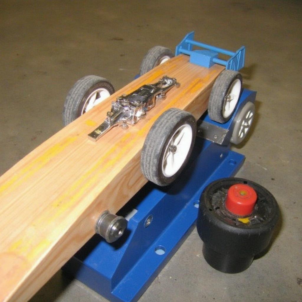 Checking Wheel Alignment on a Pinewood Derby Car