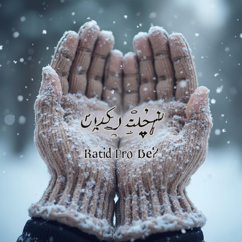 Protecting hands in winter with Urdu tips