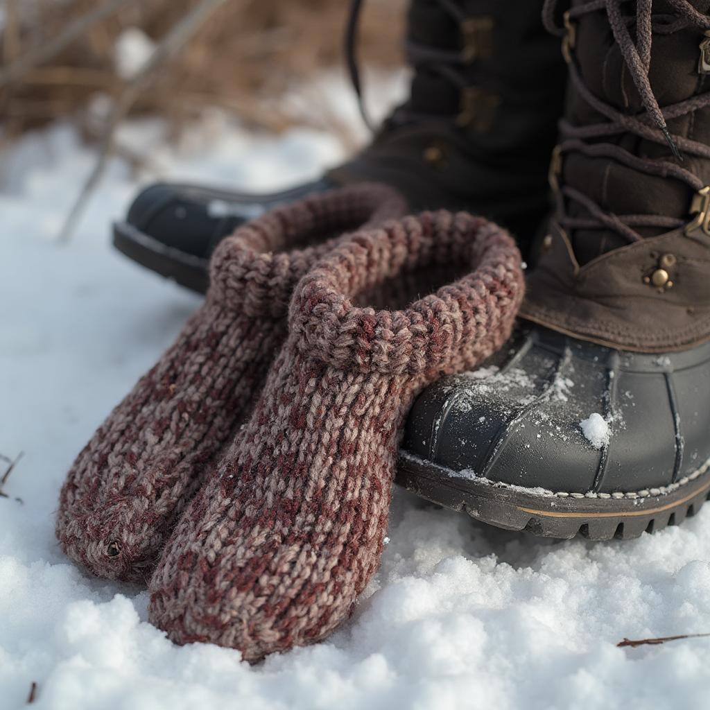 Warm Winter Socks and Boots