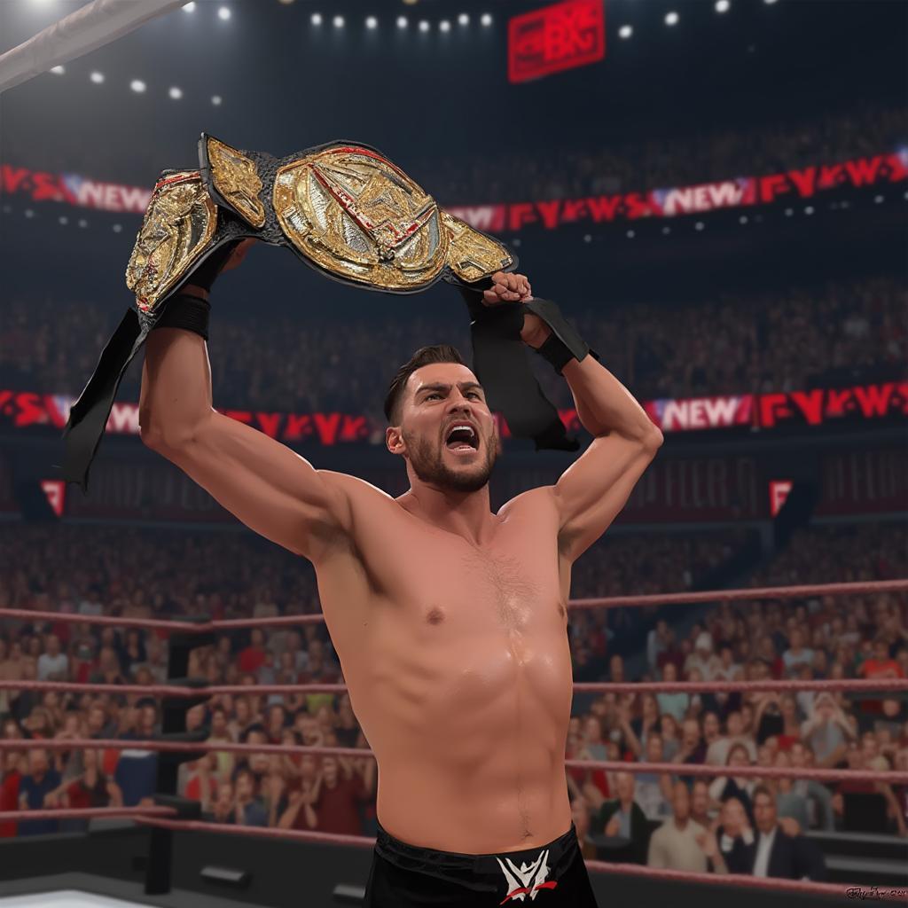 WWE 2K16 Career Mode Championship