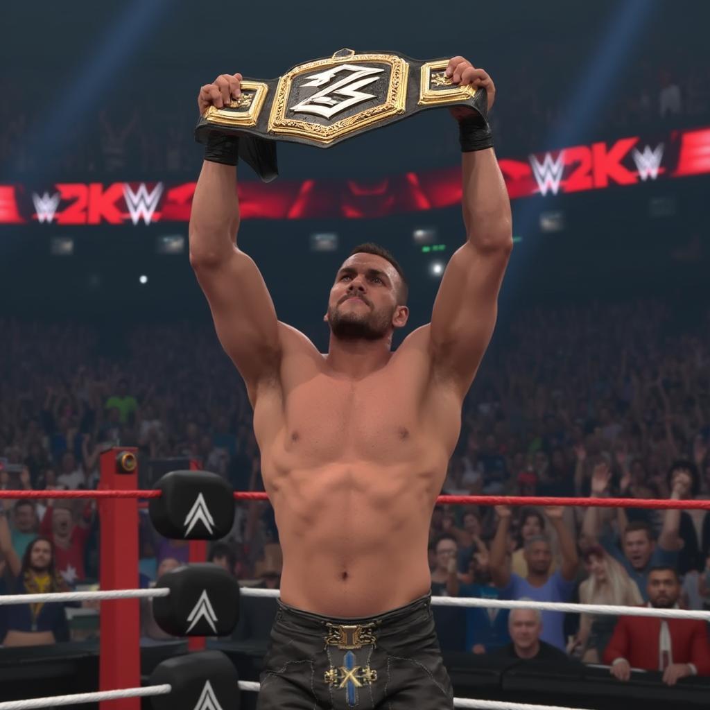 WWE 2K17 MyCareer Championship Win