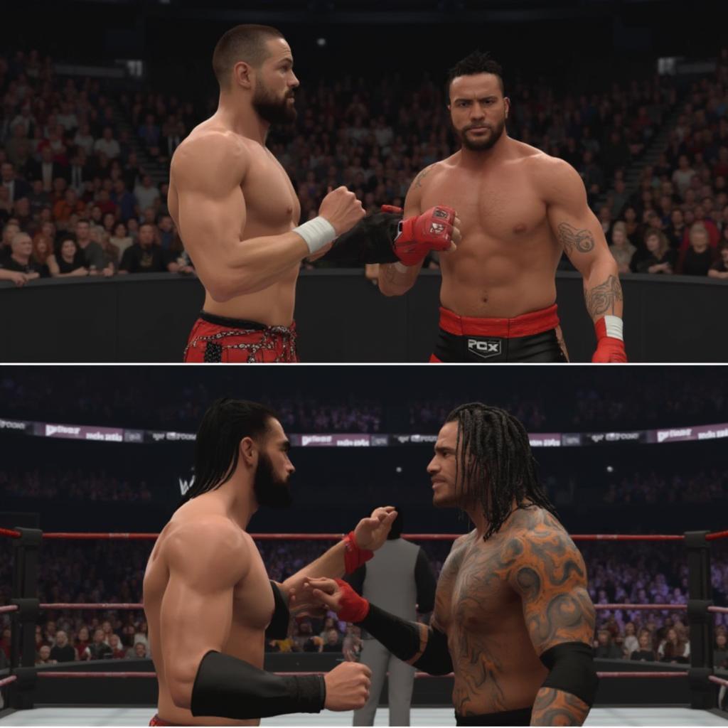 WWE 2K16 My Career Rivalry Confrontation