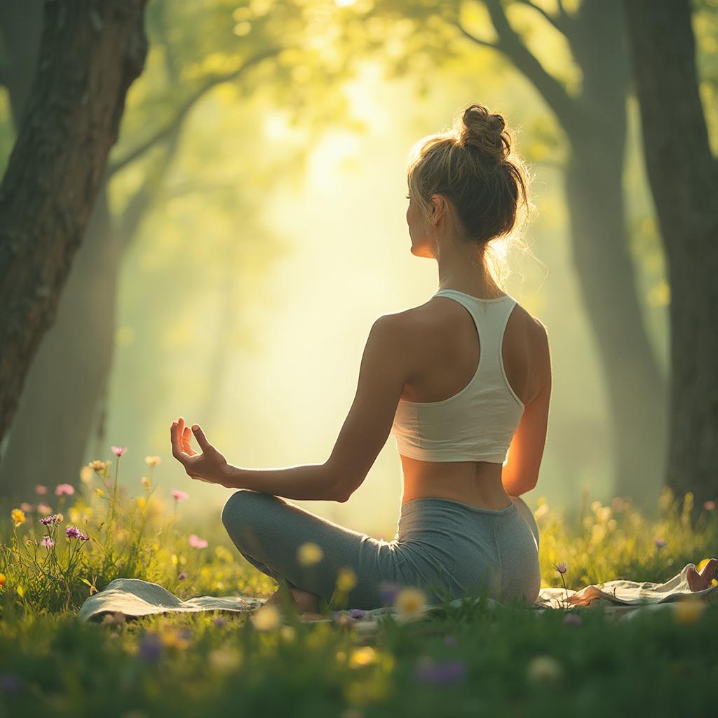 Practicing Yoga and Meditation for Mental Well-being