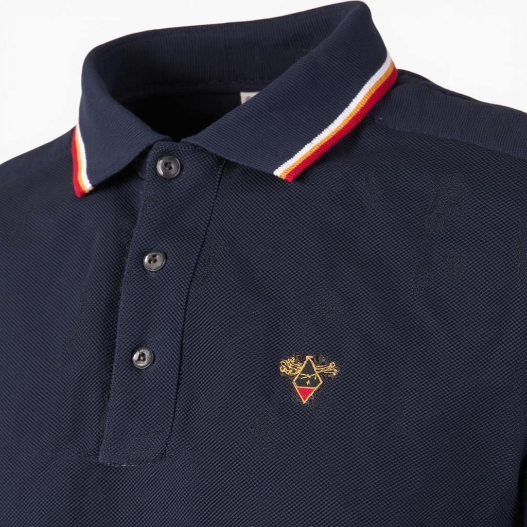 Close-up view of 525 Cara Tipping Polo Pullover