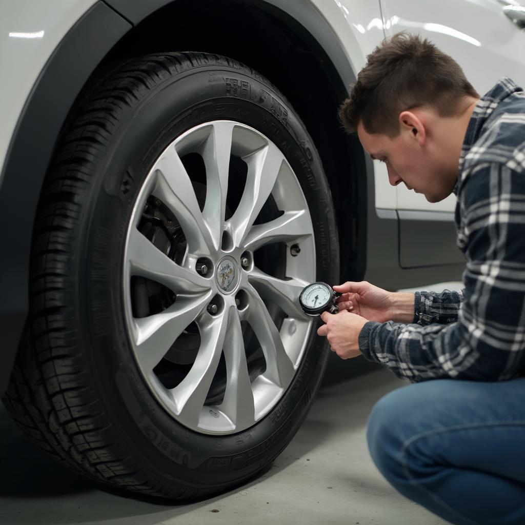 Checking Tire Pressure Regularly