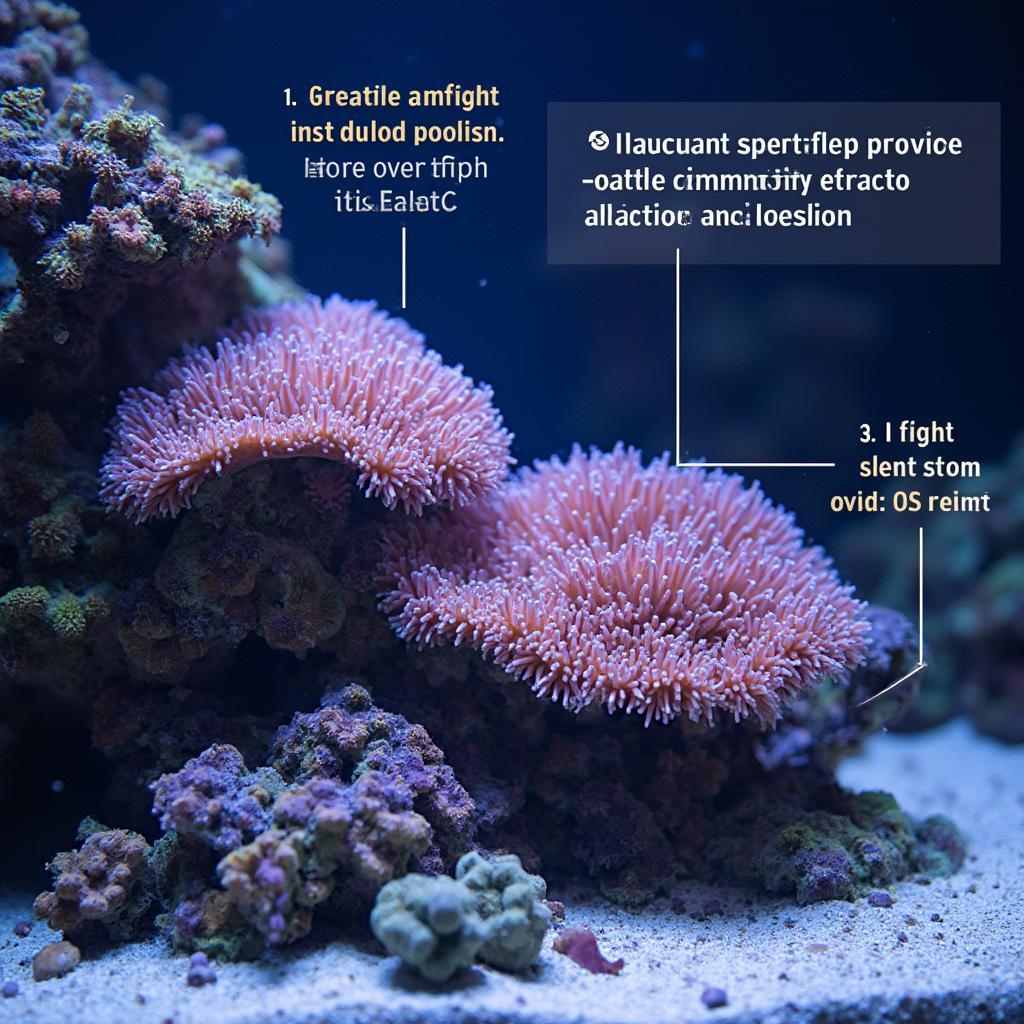 Goniopora Placement in Reef Aquarium