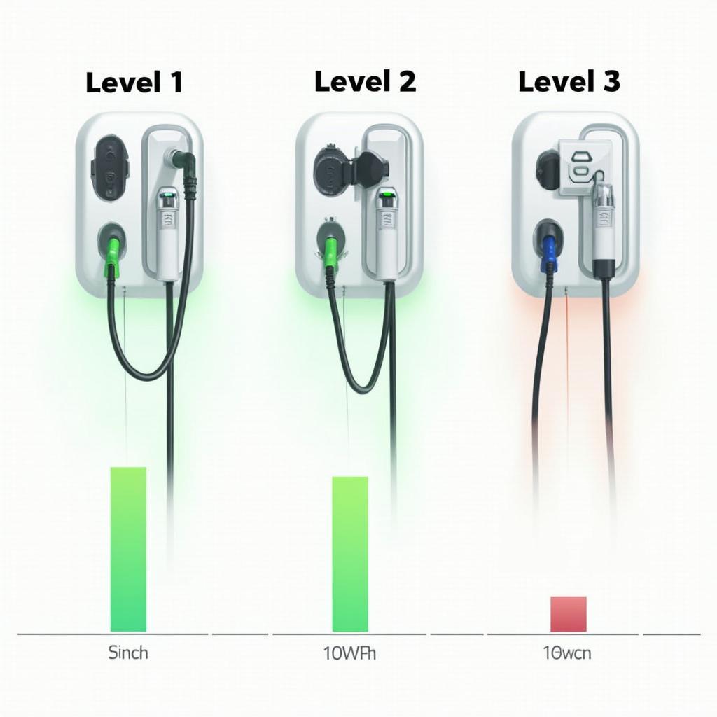 Electric Vehicle Charging Levels 1, 2, and 3