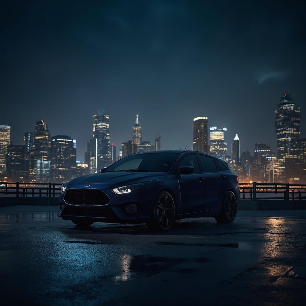 Finding the Ideal Backdrop and Composition for Night Car Shots