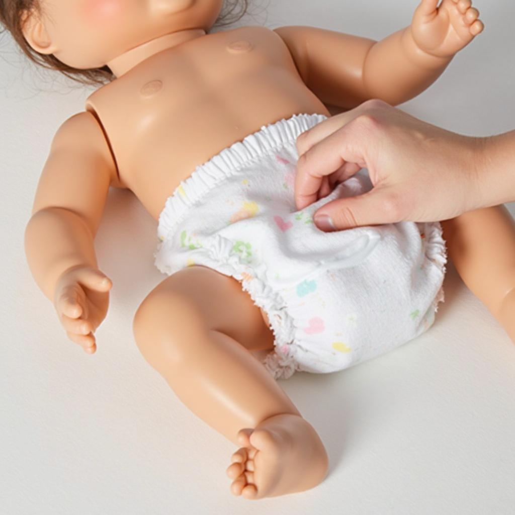 Changing the Diaper on a Real Care Baby 2 Doll