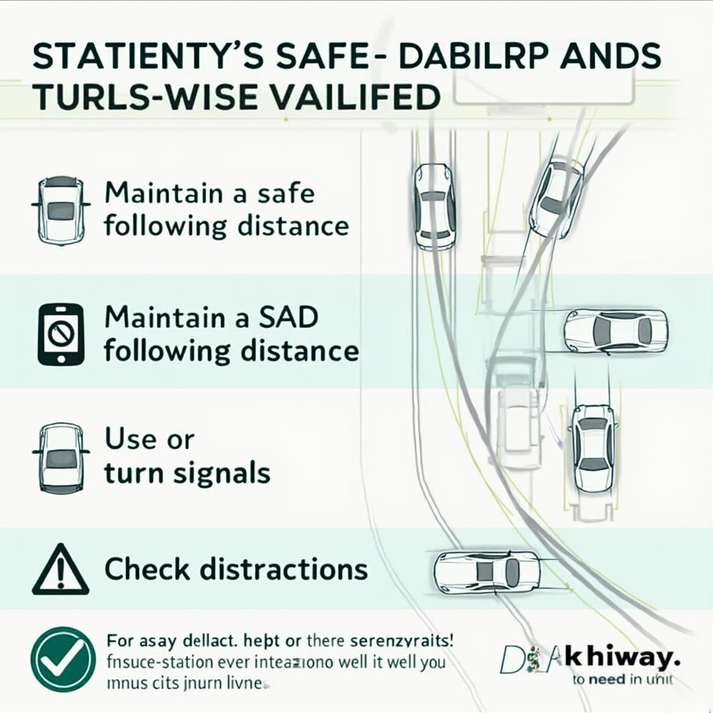 Safe Driving Techniques Illustration