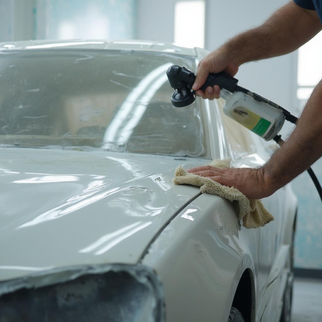 Car Preparation Before Spray Painting