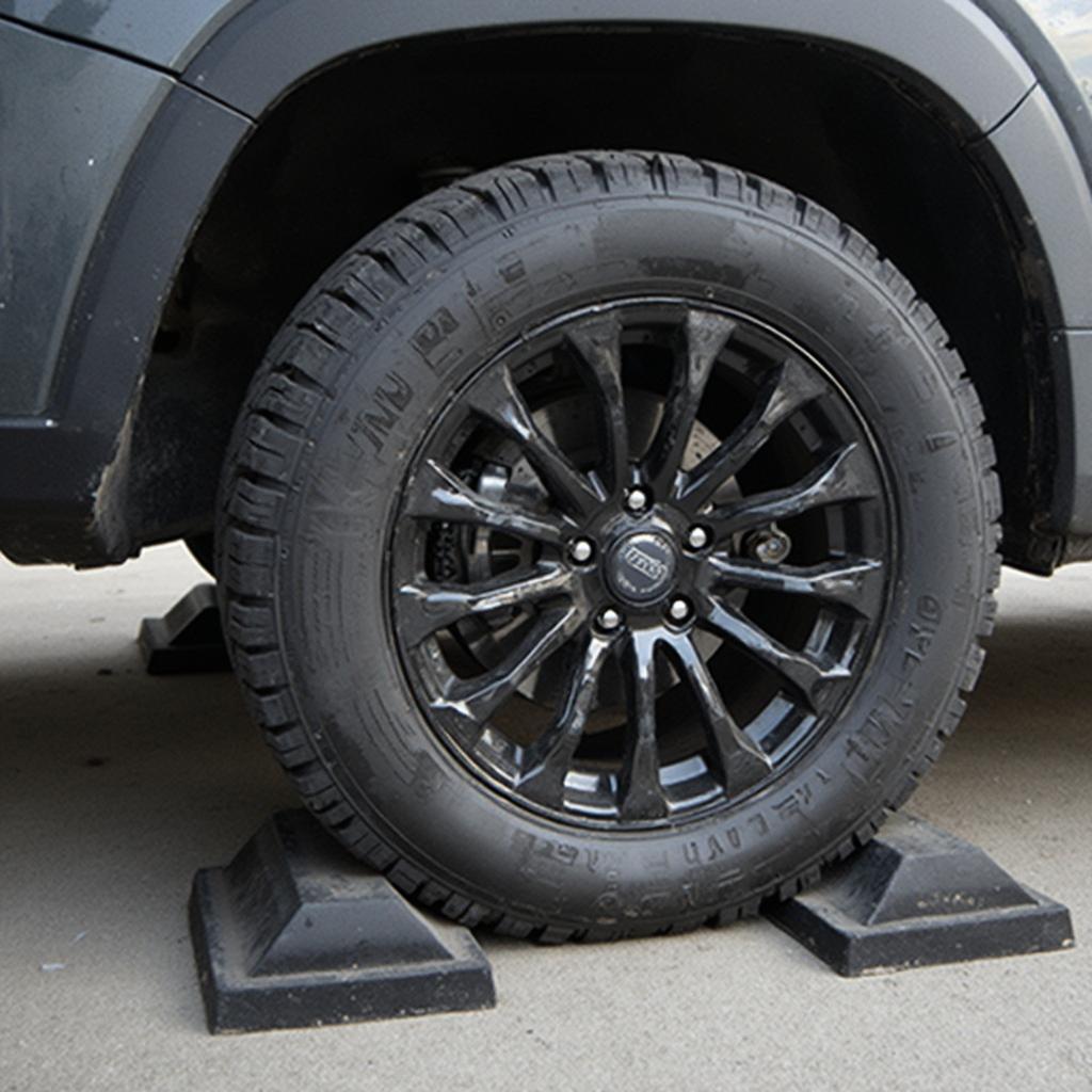 Protecting car tires during summer storage