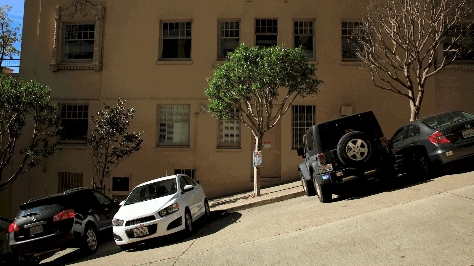 Choosing a parking spot with ample space on either side is essential for easy entry and exit.