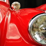 Red Jaguar Classic Car